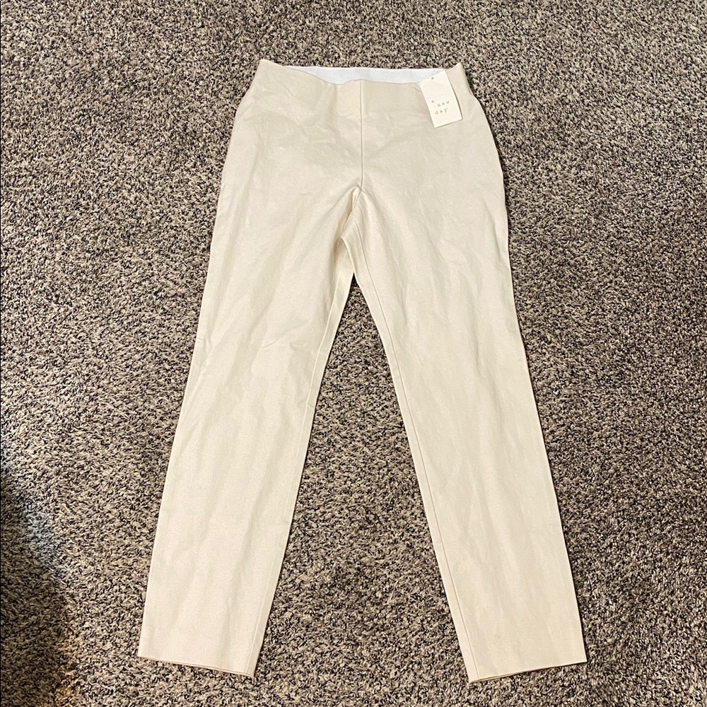 Cropped Ankle Pants in Light Beige by A Newb Day
